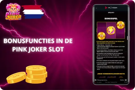 Bonusfuncties in de Pink Joker slot