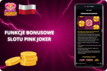 Funkcje bonusowe w automacie Pink Joker slot