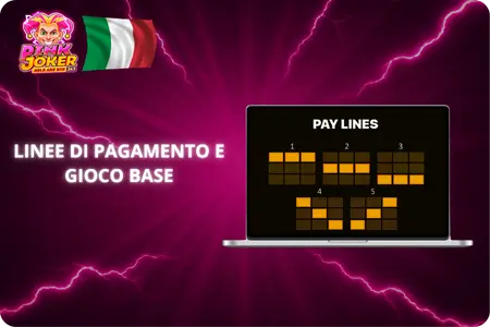 Linee di pagamento e struttura del gioco base nella Pink Joker slot