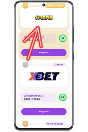 Om de Pink Joker slot te spelen, ga je naar een casino met een hoge beoordeling.