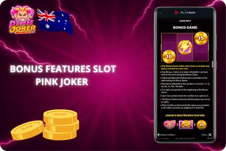 Bonus features in Pink Joker slot