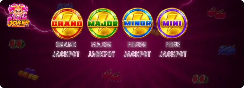 Jackpots in Pink Joker slot